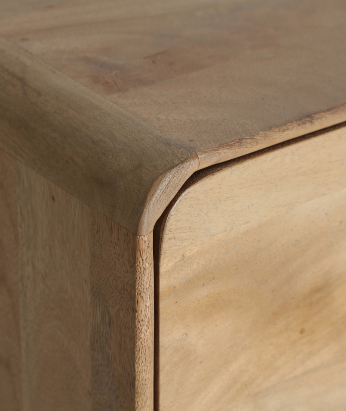 BOYA - Cómoda de madera de mango natural – diseño escandinavo
