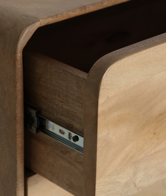 BOYA - Cómoda de madera de mango natural – diseño escandinavo