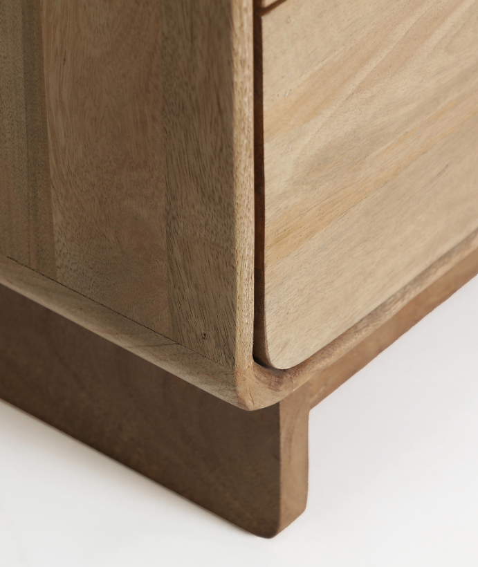 BOYA - Cómoda de madera de mango natural – diseño escandinavo