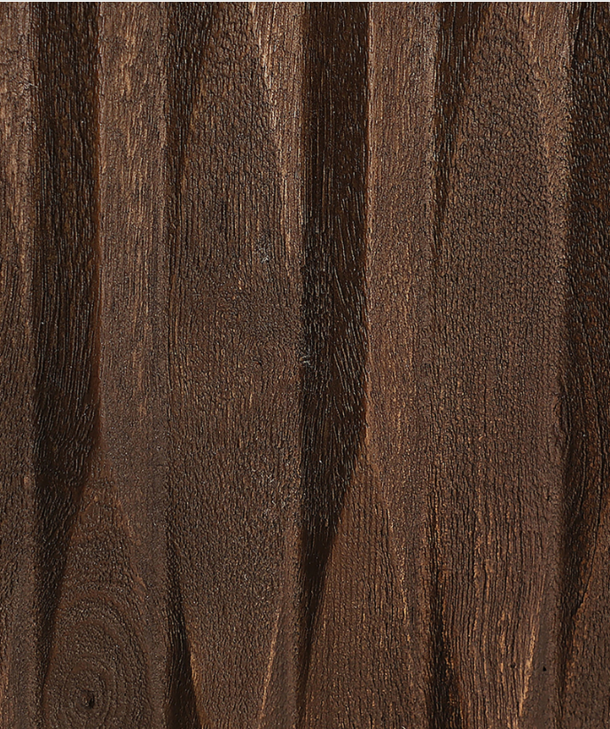 ISAR - Buffet en bois de manguier marron 4 portes 170 cm