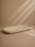 IGEA - Centre de table en bois de paulownia naturel 46 cm