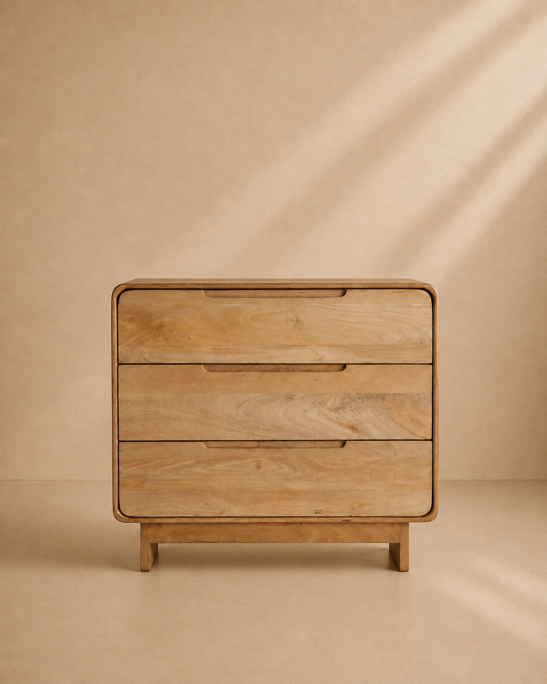BOYA - Cómoda de madera de mango natural – diseño escandinavo
