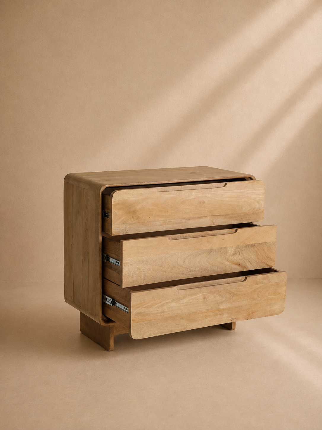 BOYA - Cómoda de madera de mango natural – diseño escandinavo