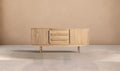 MELOR - Buffet en bois de mindi marron 180 cm