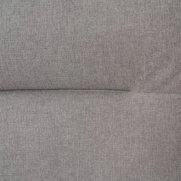 ALDEHUELA - Cama tapizada gris para colchón de 150 cm