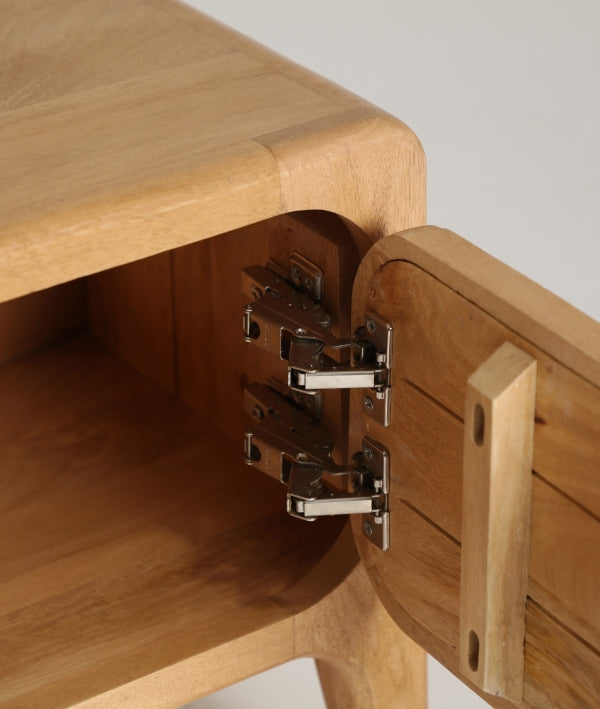 VENCE - Meuble TV en bois de manguier et bambou 190 cm