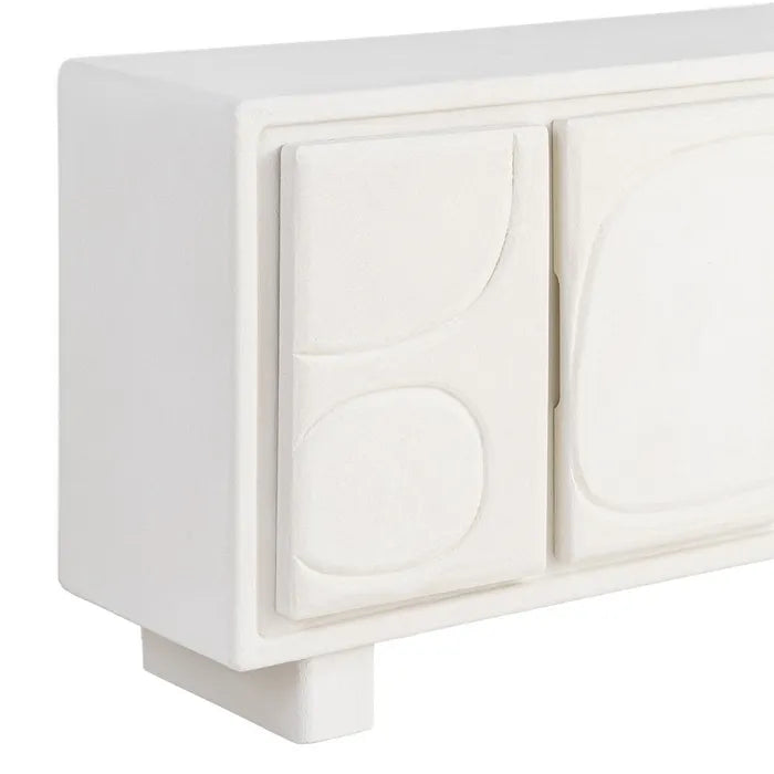 LUNEL - Aparador blanco MDF 120 cm