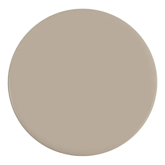 GISTAIN - Mesa de comedor topo 120 x 120 x 75 cm