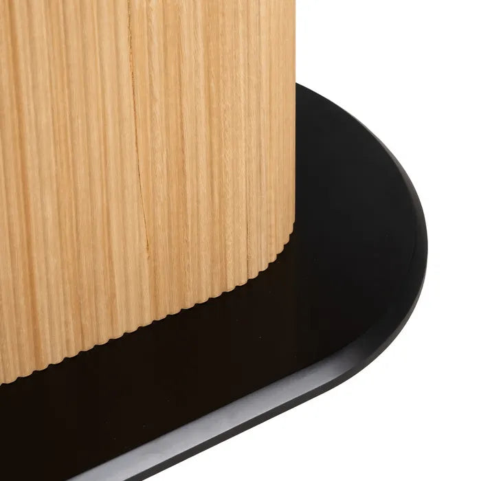 AINETO - Mesa de comedor blanco natural 180 x 90 x 75 cm