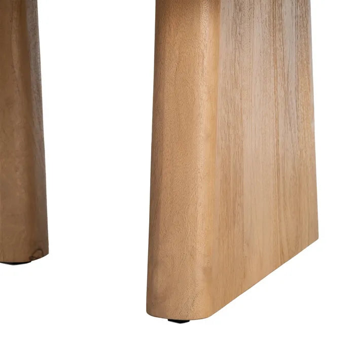 DAIMIEL - Mesa de centro de madera de acacia natural 120 x 60 cm