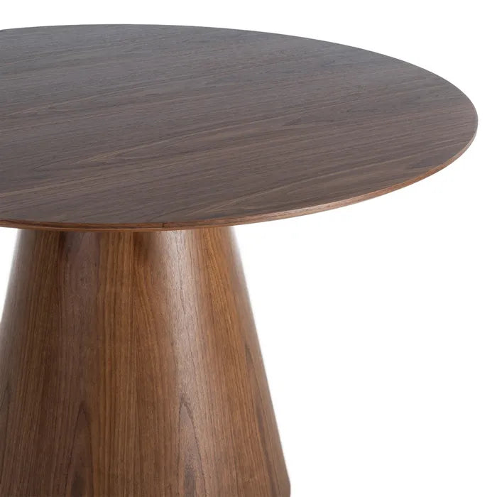 ARZUA - Mesa de comedor marrón MDF 120 x 120 x 75 cm