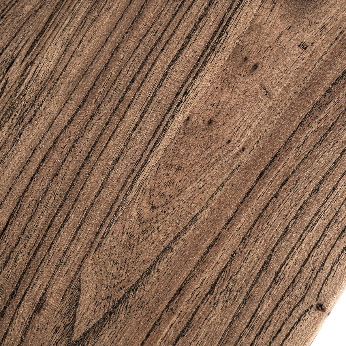 ERISTE - Consola de diseño en madera de olmo marrón 200 cm – estilo rústico y mediterráneo