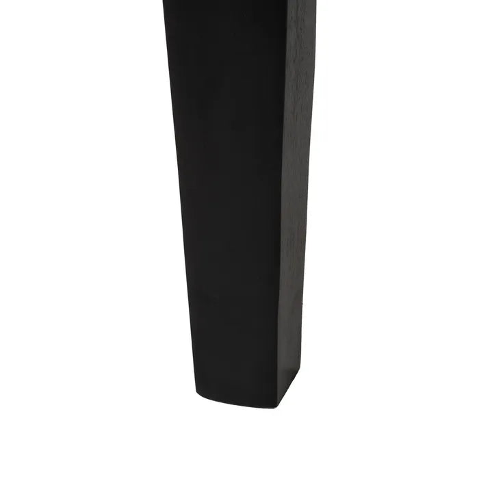 MARA - Mesa polivalente de diseño en madera marrón y negra 180 cm