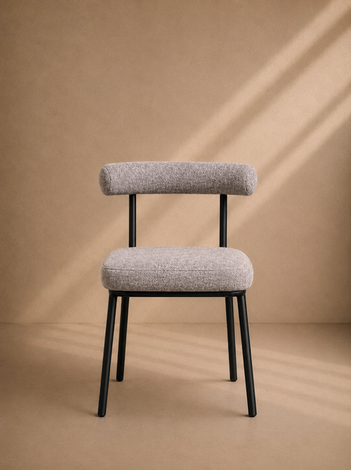 ANTELLA - Cadeira com design contemporâneo em tecido e metal
