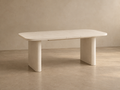AYNA - Mesa de comedor extensible de madera de mango natural 160/200 cm