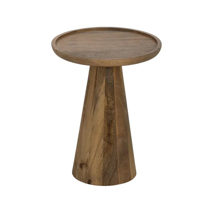 BREIL - Juego de 3 mesas de centro color miel madera de mango 46 x 46 x 56 cm