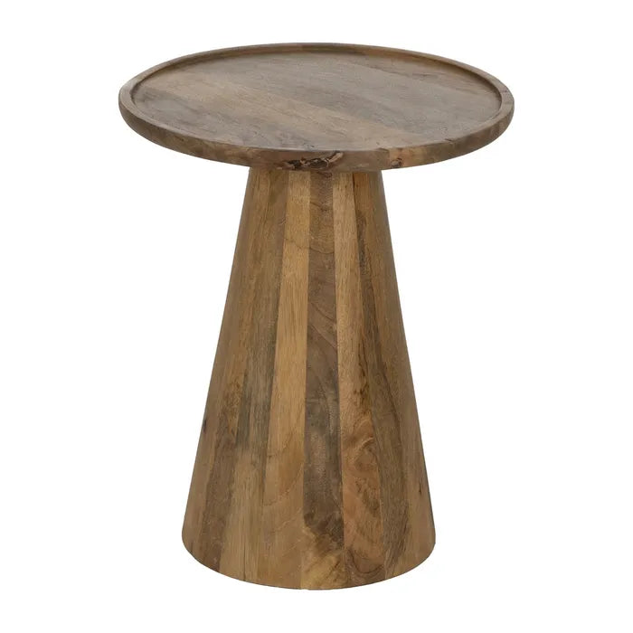 BREIL - Juego de 3 mesas de centro color miel madera de mango 46 x 46 x 56 cm