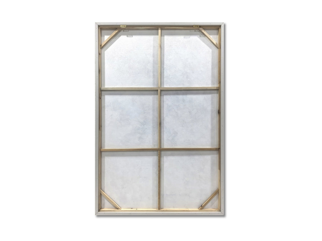 SERRA - Tableau arbre solitaire avec cadre en bois 100 × 150 cm