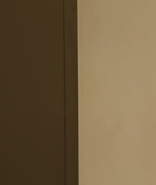 BAEZA - Armario de 2 puertas de madera con acabado topo de 180 cm