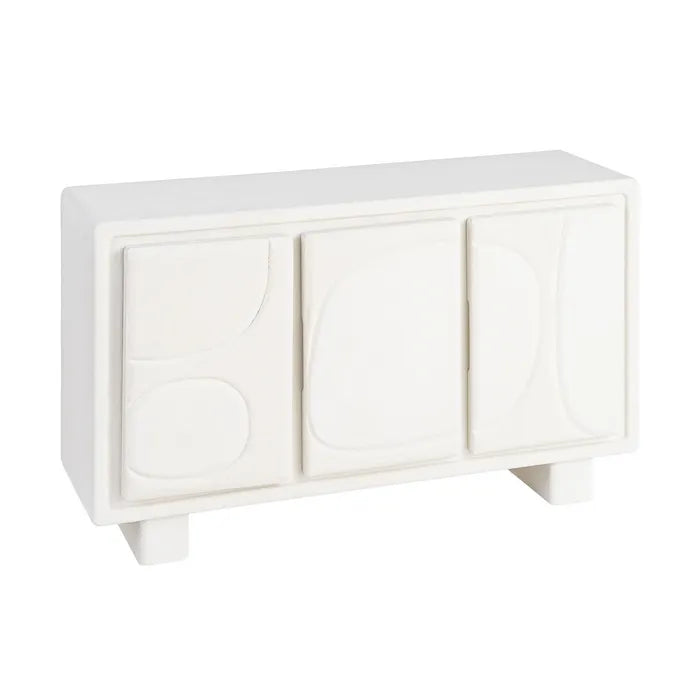 LUNEL - Aparador blanco MDF 120 cm