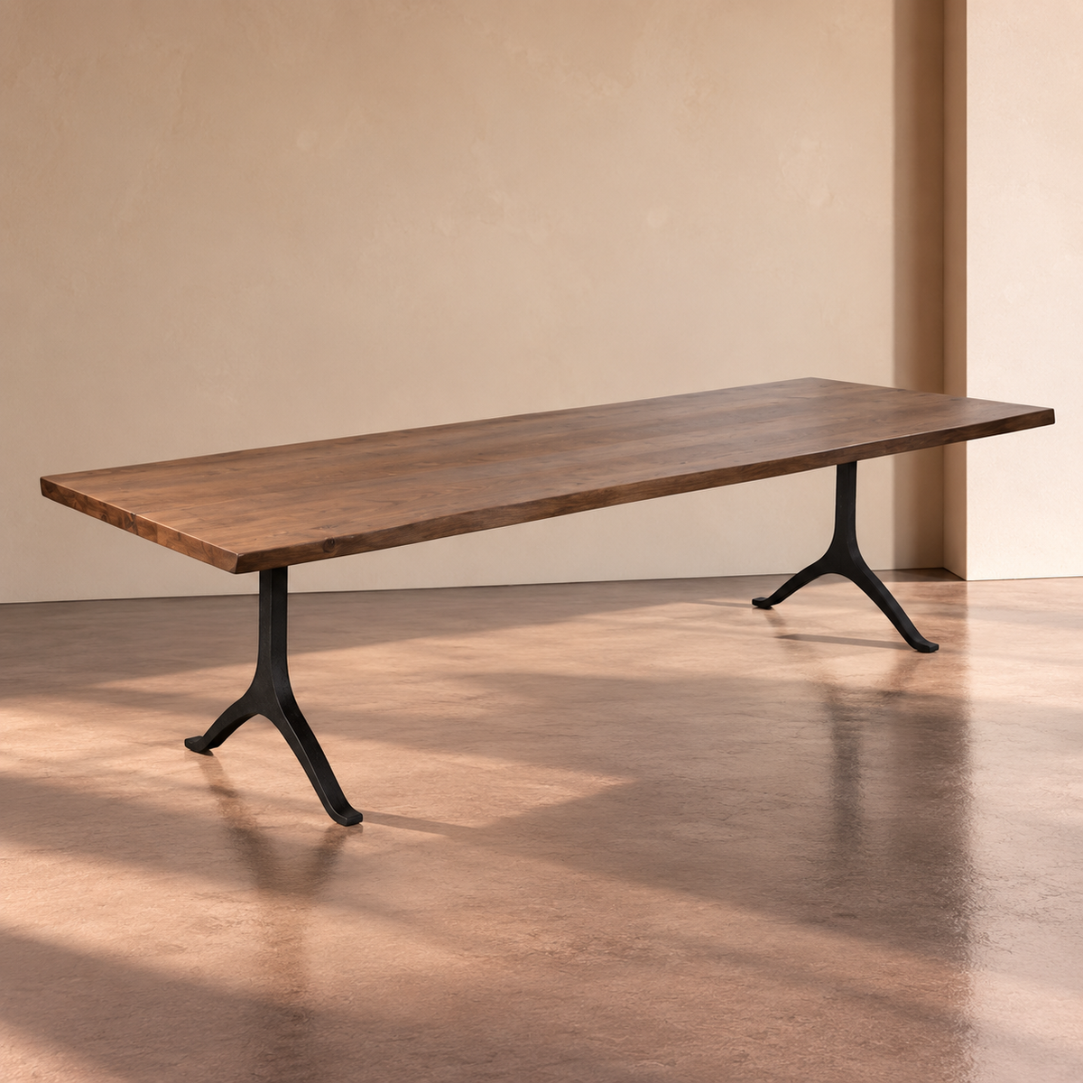 LAUTREC - Mesa polivalente madera metal 300 x 90 x 77 cm