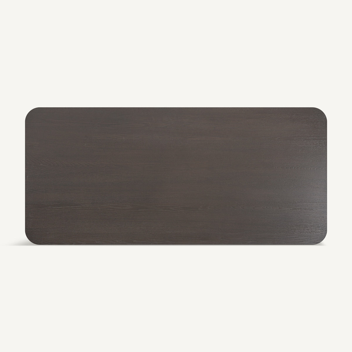 MAJAN - Table à manger en bois de chêne noir 240 cm – design contemporain et élégant
