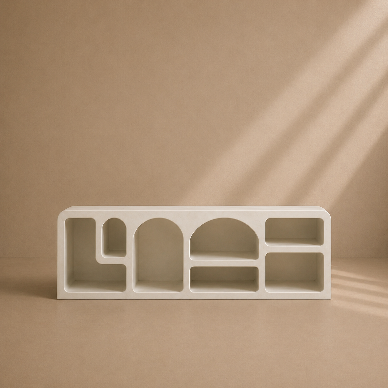 ONDARA - Mueble de TV de diseño de madera MDF 160 cm