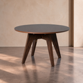 SCOPA - Mesa de comedor redonda MDF 120 x 120 x 75 cm