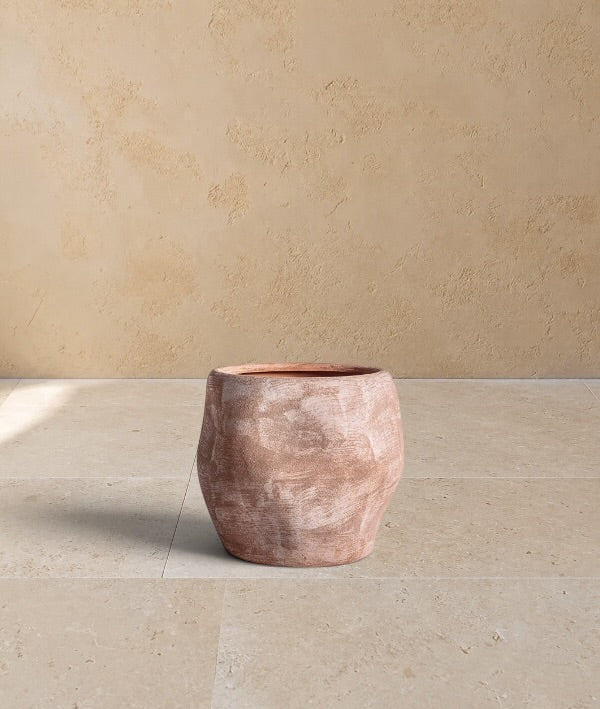 SILLE - Vase décoratif arrondi texturé