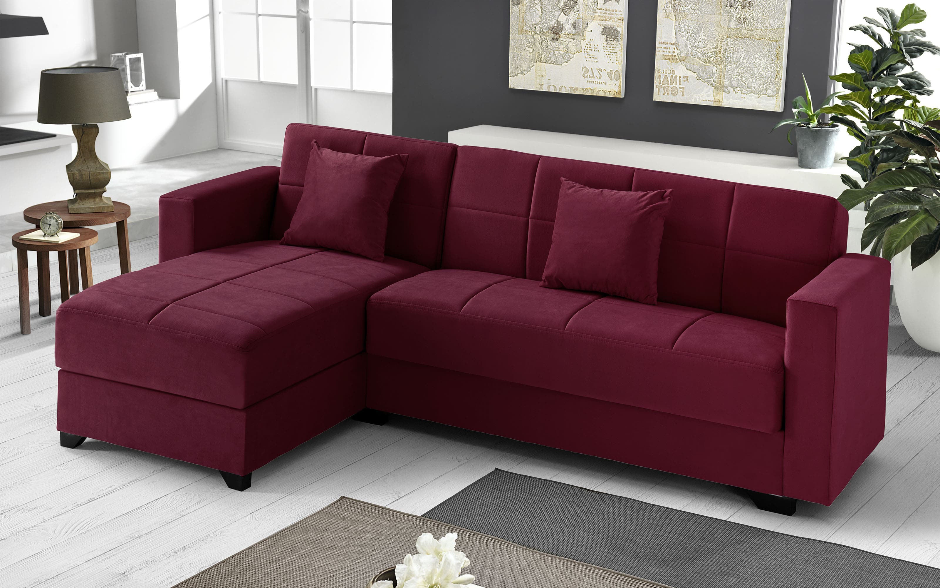 ELBA - Sofá cama con opciones de almacenamiento