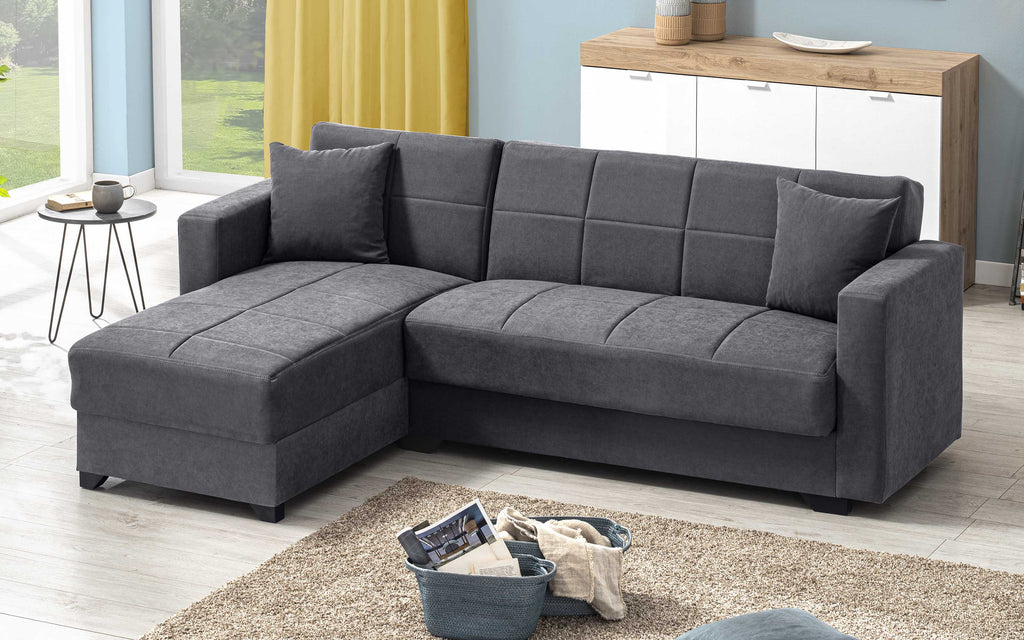 ELBA - Sofá cama con opciones de almacenamiento