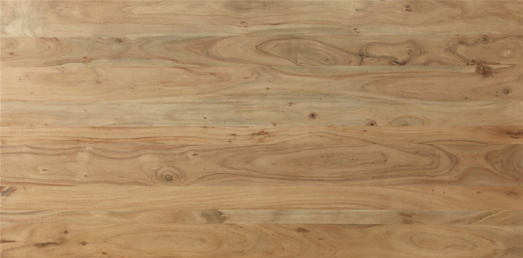 SALCE - Mesa de comedor de diseño de madera maciza de acacia de 200 x 100 cm – Elegancia natural y rústica